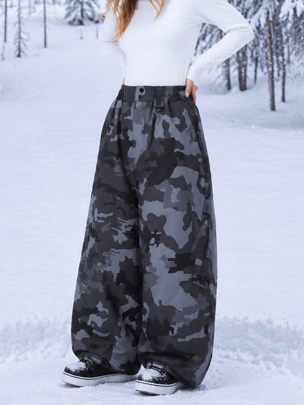 Damen Allzweck-Snowboardhose Urban Vibe Strapazierfähige Freestyle Baggy Hose
