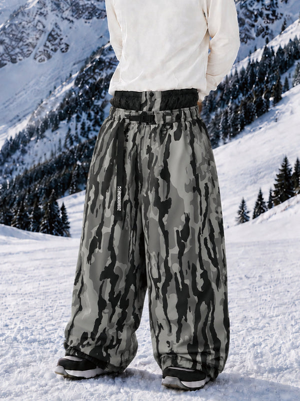 Hyper Beast Herren-Snowboardhose, strapazierfähig, vielseitig, Freestyle, Baggy-Design