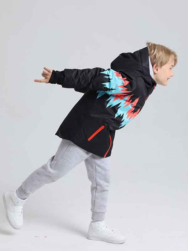 Phibee Lightning Daunen-Schneejacke für Jungen und Mädchen
