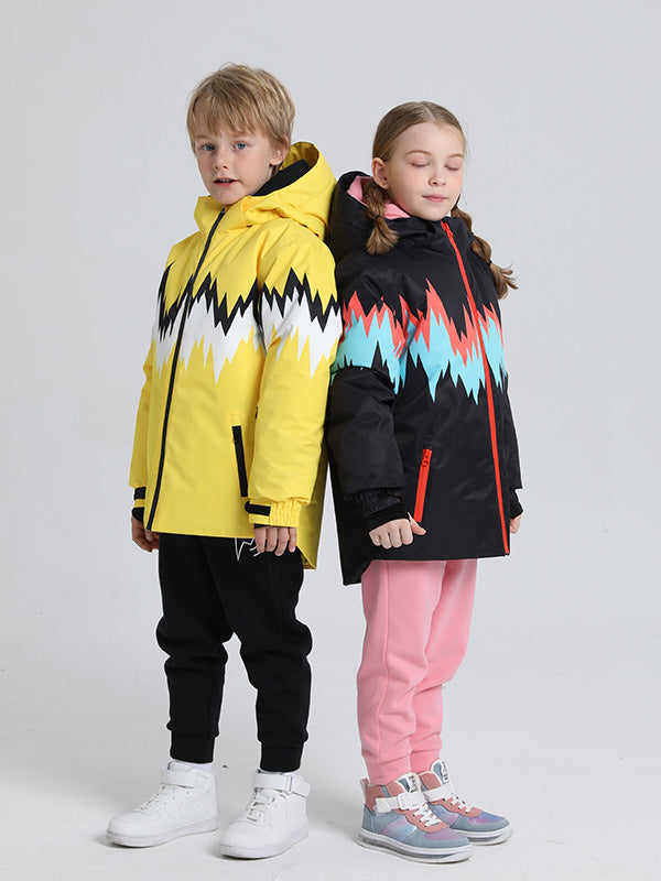 Phibee Lightning Daunen-Schneejacke für Jungen und Mädchen
