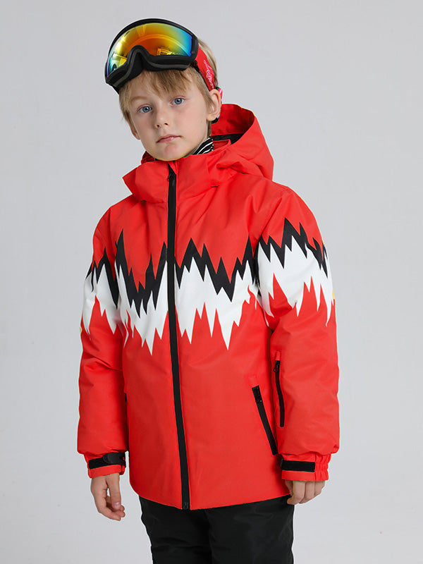 Wasserdichte Schneejacke mit Entendaunen für Mädchen und Jungen