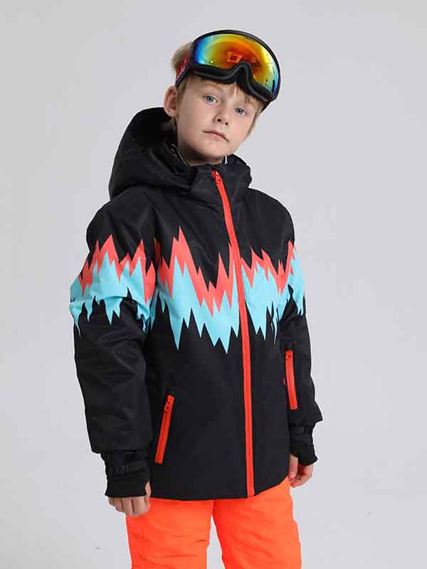 Phibee Lightning Daunen-Schneejacke für Jungen und Mädchen