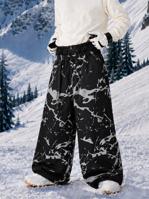 Hyper Beast Herren-Snowboardhose, strapazierfähig, vielseitig, Freestyle, Baggy-Design