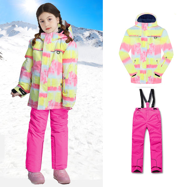 Phibee Sweet Princess Schneejacken- und Hosen-Set für Mädchen