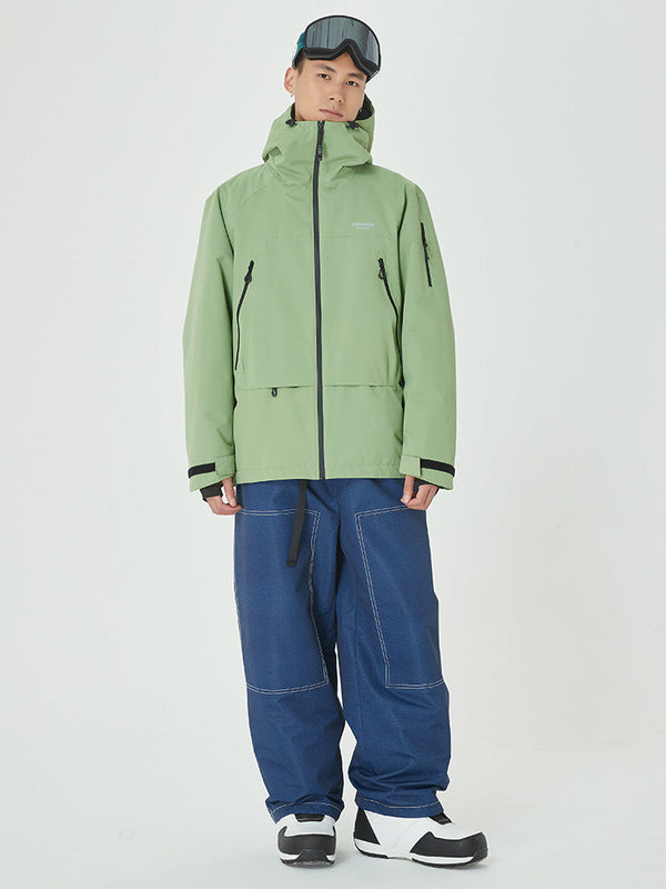 Mountain Breaker Anorak-Schneejacke und Freestyle-Skihose für Herren (Set)
