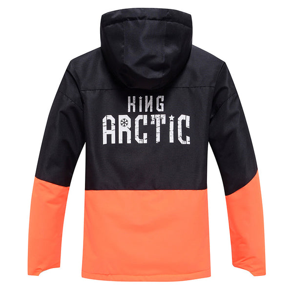 Sportliche Unisex-Schneejacke mit lustigen Punkten