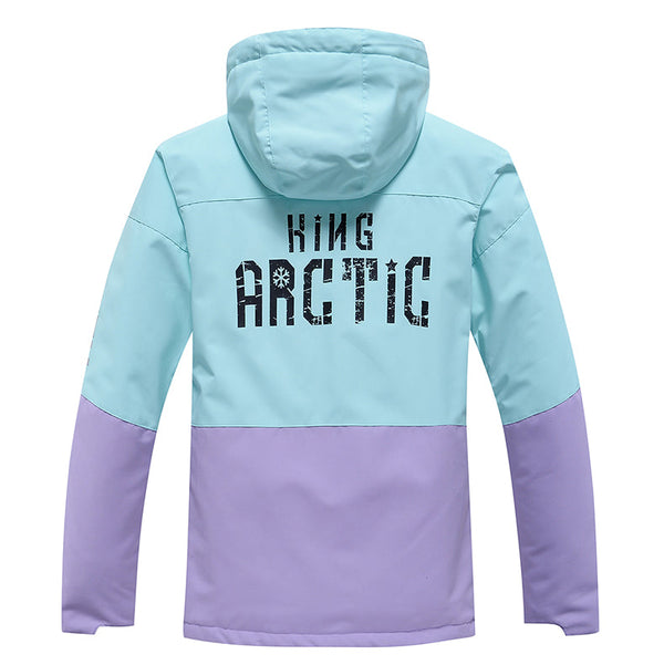 Sportliche Unisex-Schneejacke mit lustigen Punkten