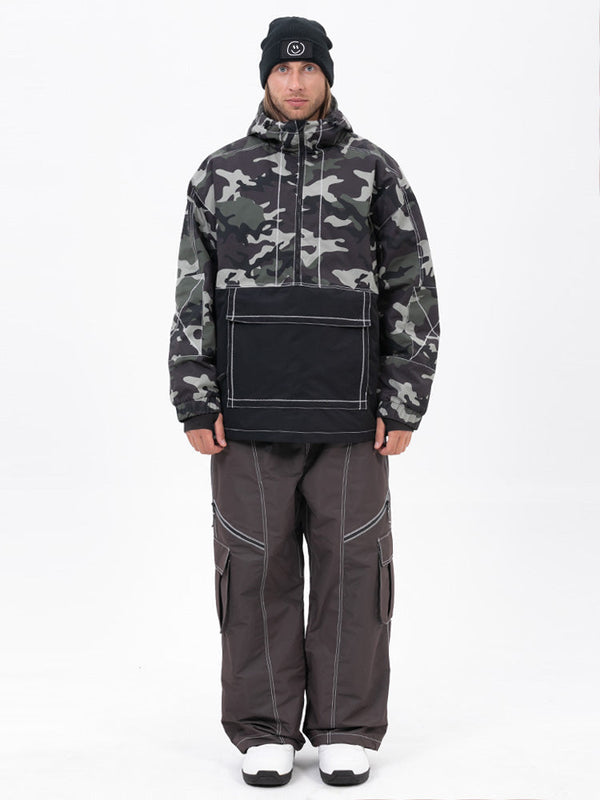 Mountain Vibe Pulloverjacke für Herren & Streetstorm Baggy-Schneehose Set