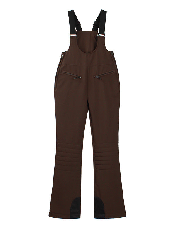 Gsou Snow Elegante Stretch-Skihose mit ausgestelltem Bein für Damen