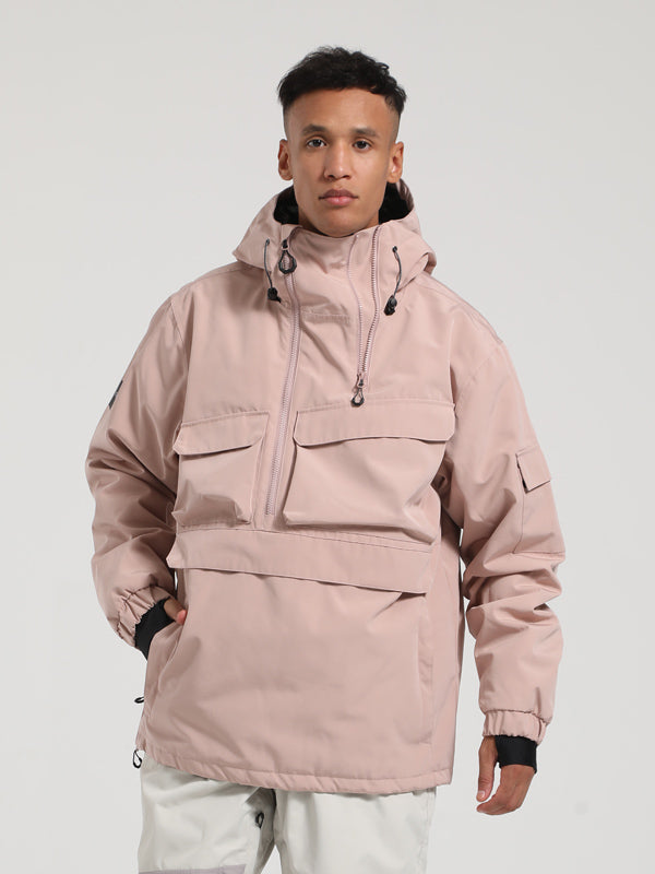 Gsou Snow Winter Action Cargo Anorak Snowboardjacke für Herren