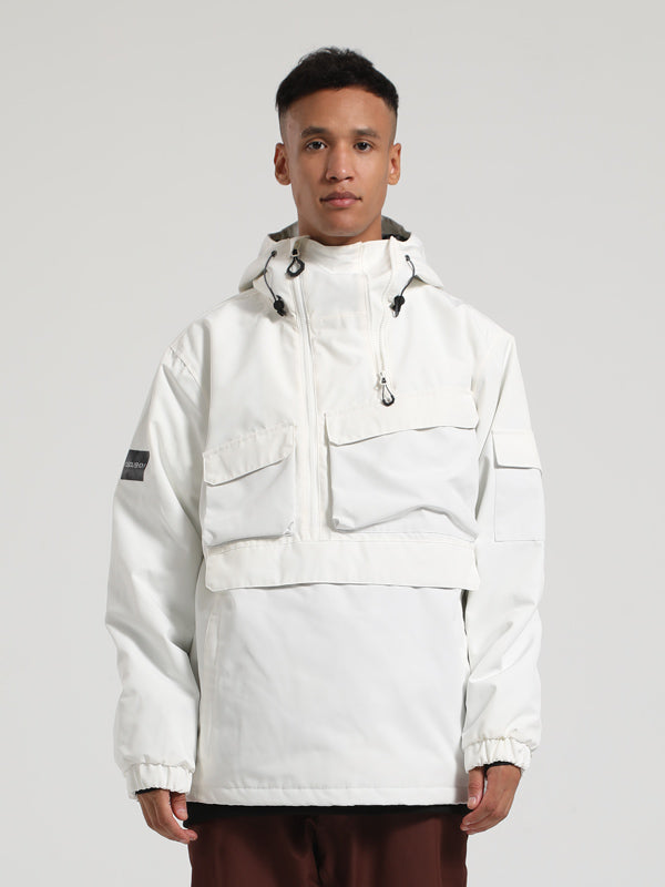 Gsou Snow Winter Action Cargo Anorak Snowboardjacke für Herren