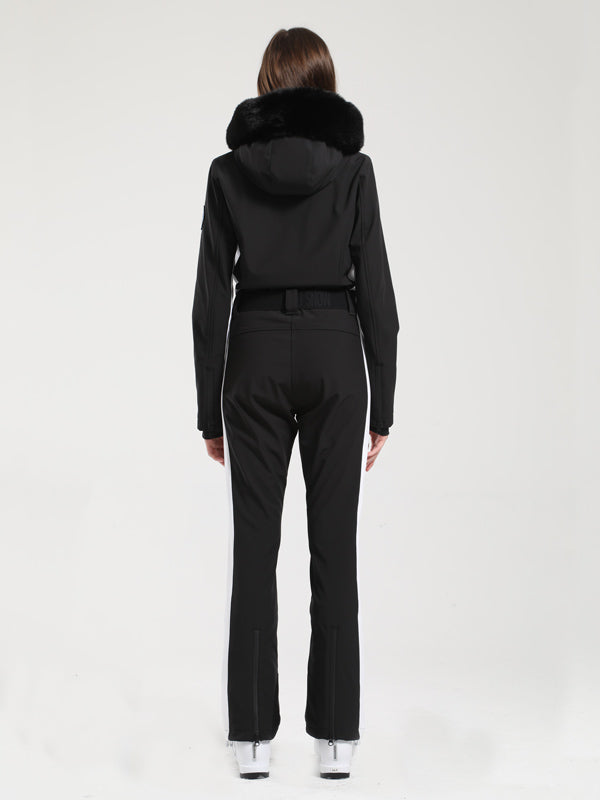 Gsou Snow Classic Damen-Skianzug „Dawn“ mit Kunstpelzbesatz