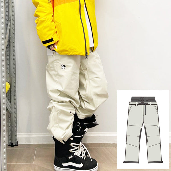 John Snow Rock Baggy Cargo Schneehose für Damen