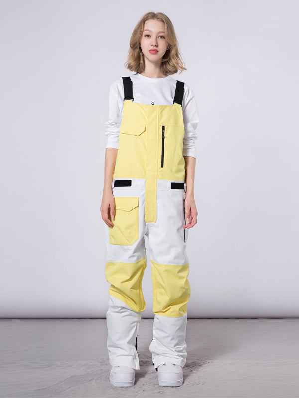 Mutu Snow Winter Moment Block Schnee-Latzhose für Damen