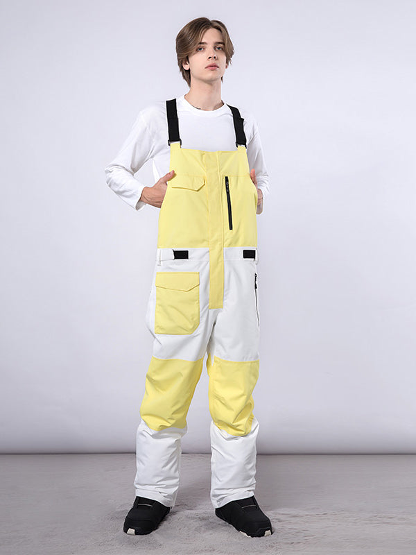 Mutu Snow Winter Moment Block Schnee-Latzhose für Damen