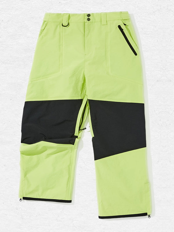 Nandn Colorblock Mountain Top Schneehose für Damen