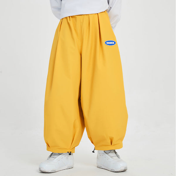 Doorek Unisex Fluff Baggy Schneehose für Herren