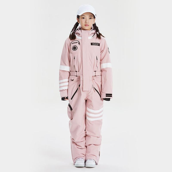 Unisex-Snowboardanzug für Kinder mit hohem Tragekomfort und stylischem NASA-Design