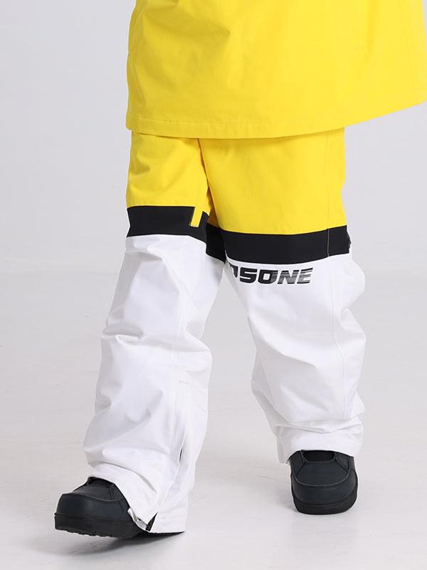 Cosone Powdreamer Herren-Anorak mit halbem Reißverschluss und Farbblock-Design