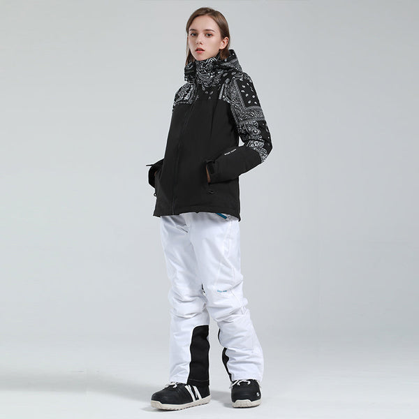 Gsou Snow Damen-Abfahrts-Winterschneeanzug
