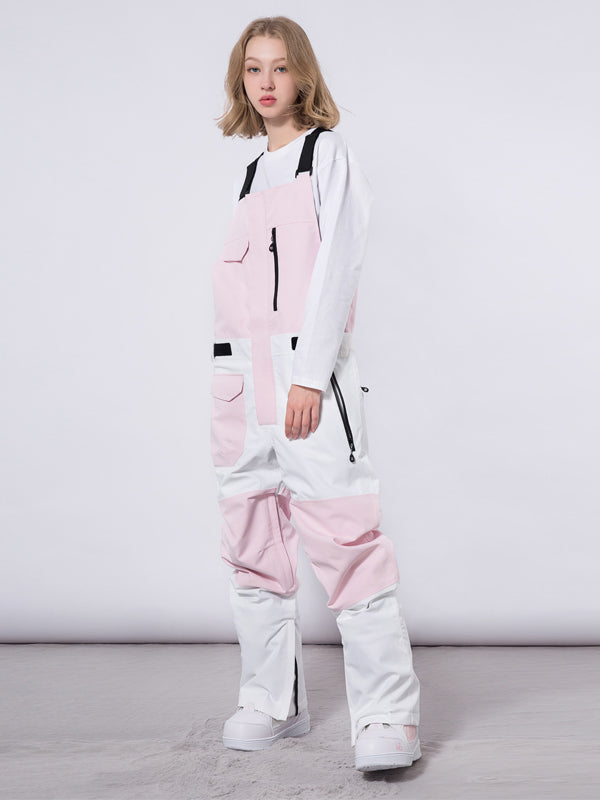 Mutu Snow Winter Moment Block Schnee-Latzhose für Damen