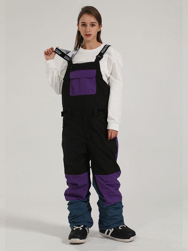 Gsou Snow Mountain Discover Colorblock Ski-Latzhose für Herren