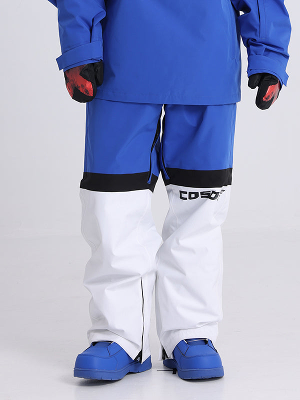 Cosone Powdreamer Herren-Anorak mit halbem Reißverschluss und Farbblock-Design