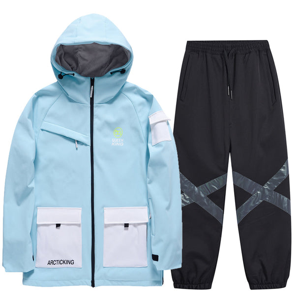Arctic King & Queen Damen-Skijacken und -hosen für Bergabenteuer