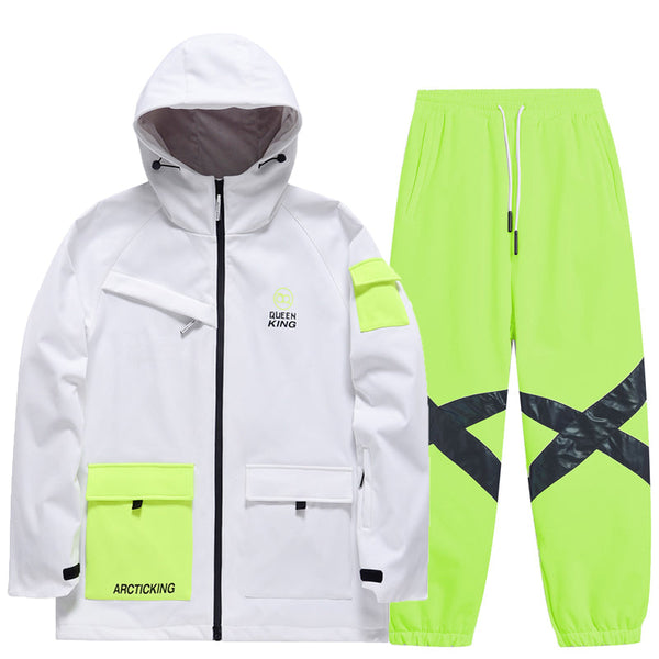 Arctic King & Queen Herren-Skijacken und -hosen für Bergabenteuer