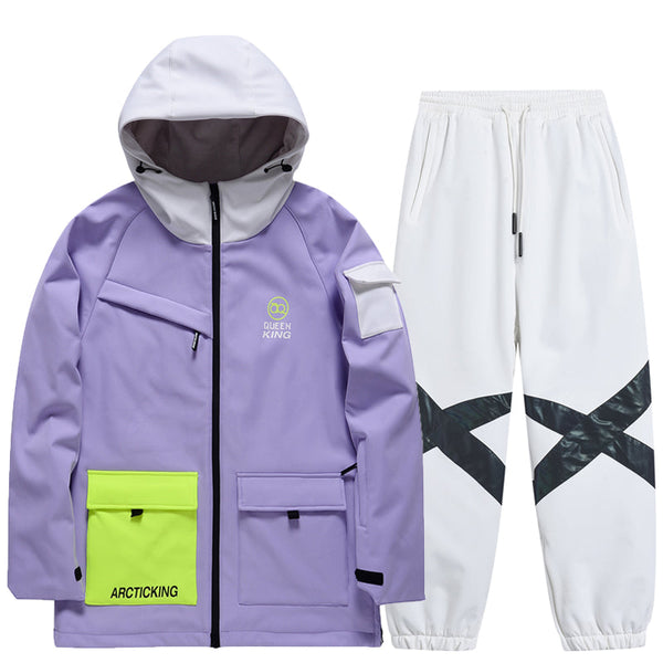 Arctic King & Queen Herren-Skijacken und -hosen für Bergabenteuer