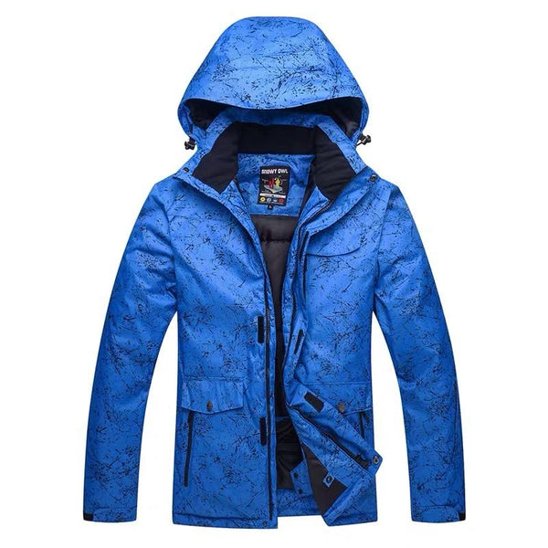 Damen- und Unisex-Skijacke mit Kapuze, Modell Snowy Owl Mountain Ice Breaker, wasserdicht