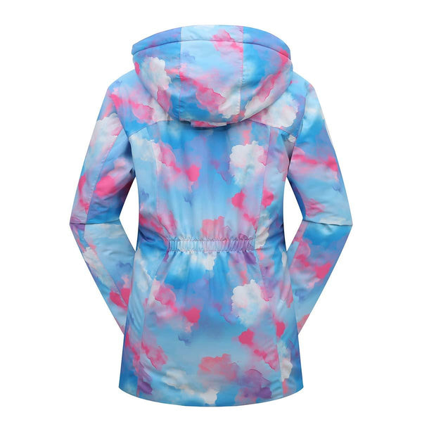Girl's Phibee Artistic Creation Winter Outdoor Sportswear Waterproof Ski Jacket - snowshred