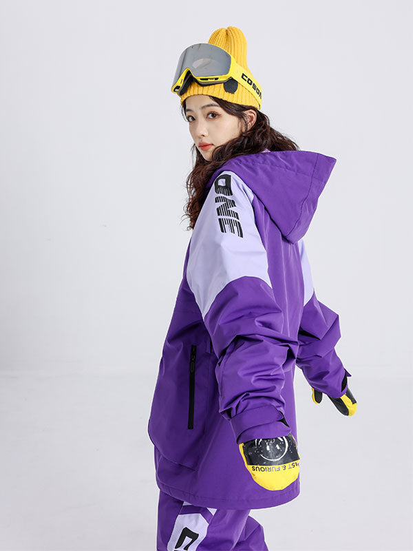 Cosone Adept V Winter-Snowboardjacke für Damen mit großen Taschen
