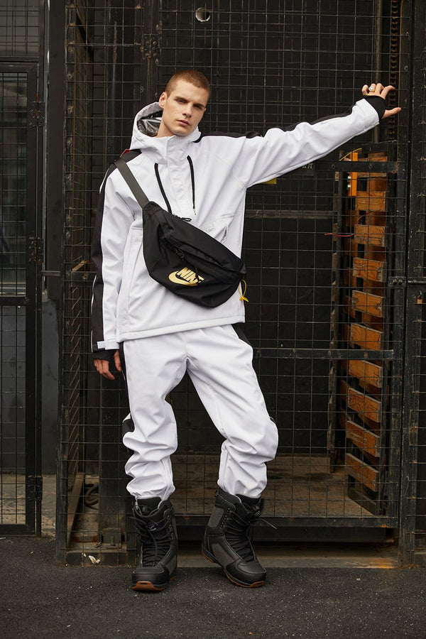 Men Unisex Flipped Young Fashion Snowboard Jackets & Pants set