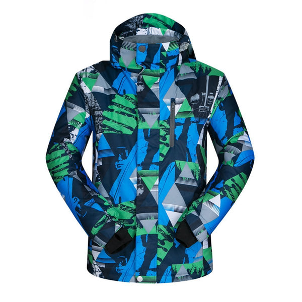Men's Mutu Snow Landscape Waterproof Insulated Ski Jacket - snowshred