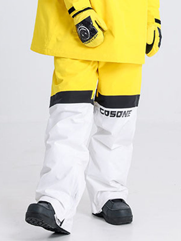 Cosone Powdreamer Herren-Anorak mit halbem Reißverschluss und Farbblock-Design