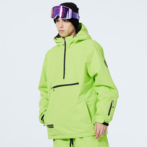 WinterPeak SnowGuard Anorakjacke für Damen mit halbem Reißverschluss