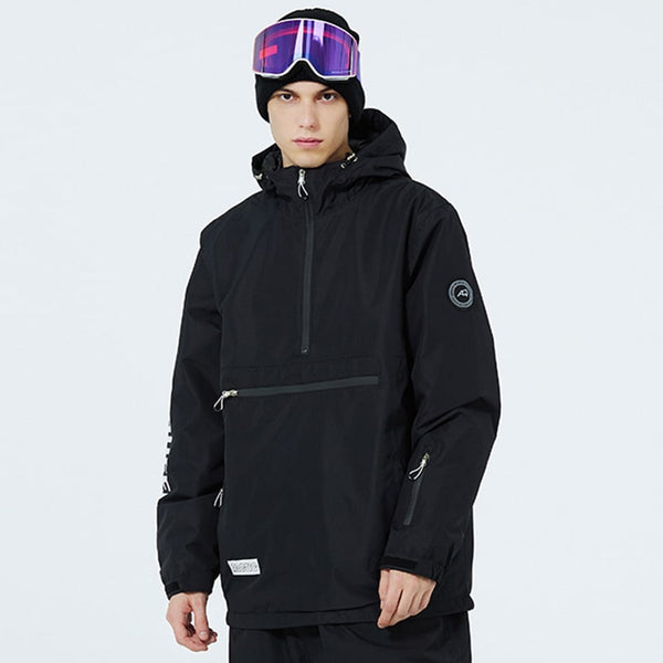 WinterPeak SnowGuard Anorakjacke für Damen mit halbem Reißverschluss