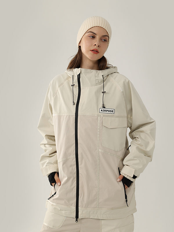 Men's Air Pose Retro Block Cargo Snow Jacket