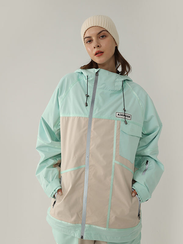 Women's Air Pose Retro Block Cargo Snow Jacket