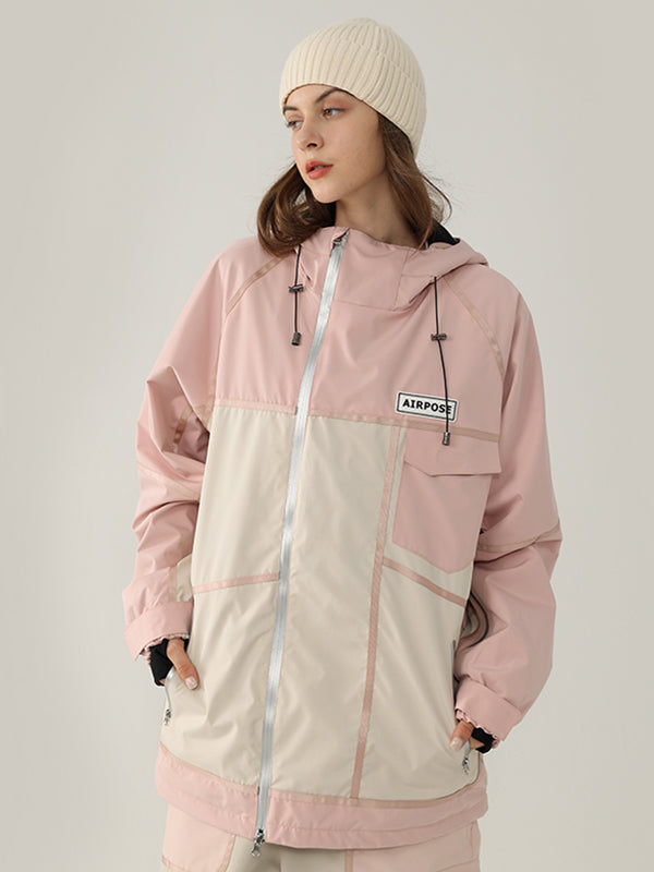 Men's Air Pose Retro Block Cargo Snow Jacket