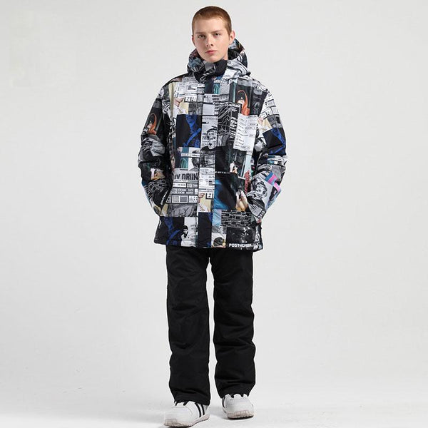 Herren SMN Berg Snow Shred Freistil Zweiteiliger Schneeanzug