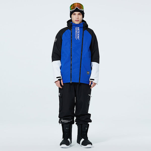 Men's Double Zippers Mountain Discover Snow Suits