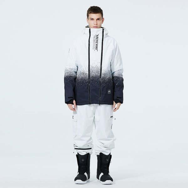Men's Double Zippers Mountain Discover Snow Suits