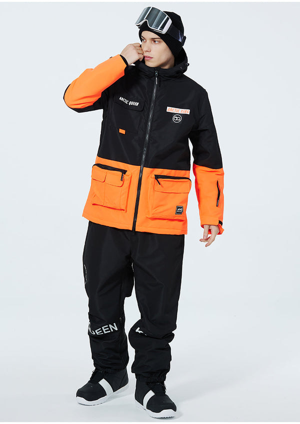 Men's Sportive Unisex Fun Spot Snow Suit