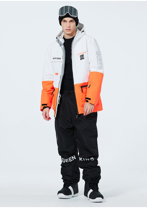 Men's Sportive Unisex Fun Spot Snow Suit