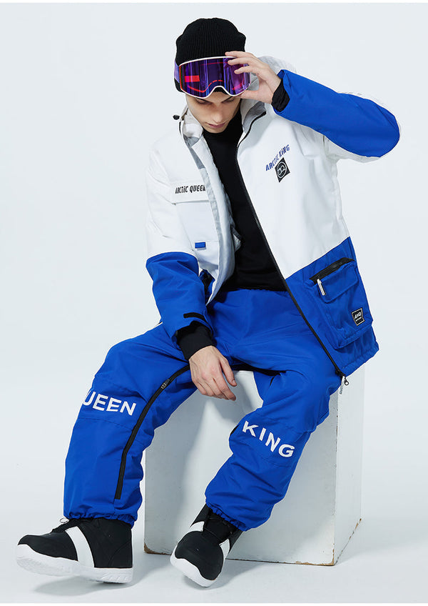 Men's Sportive Unisex Fun Spot Snow Suit