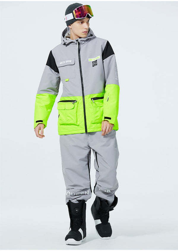 Men's Sportive Unisex Fun Spot Snow Suit