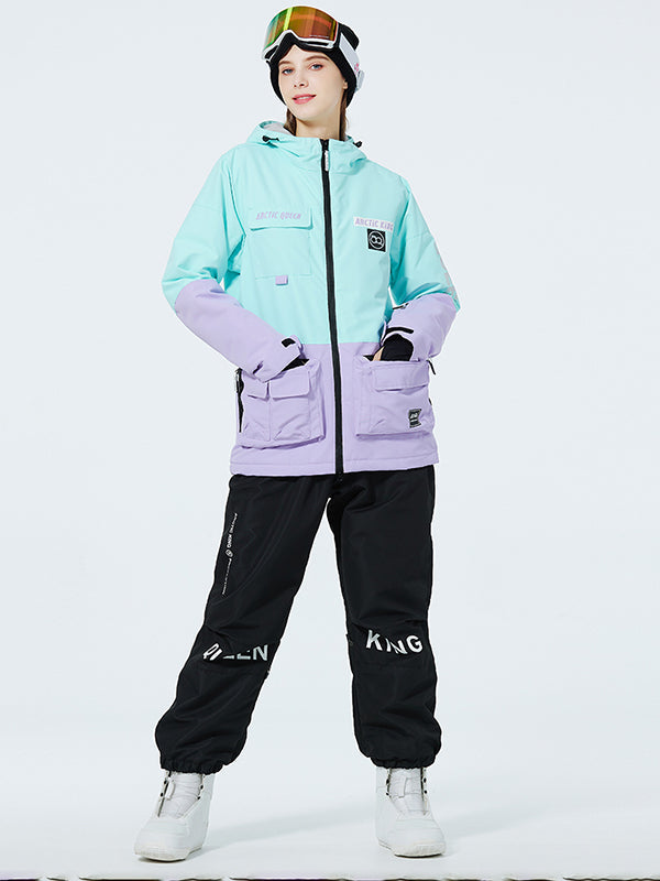 Women's Sportive Unisex Fun Spot Snow Suit