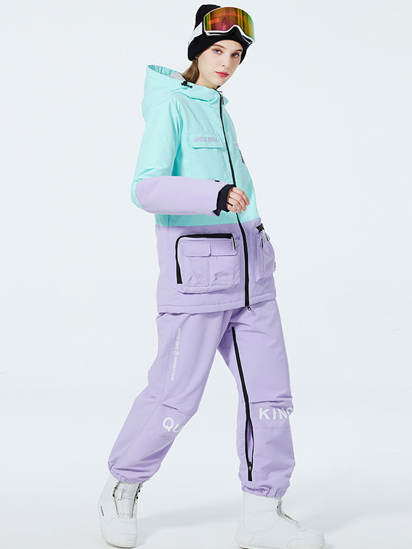 Women's Sportive Unisex Fun Spot Snow Suit
